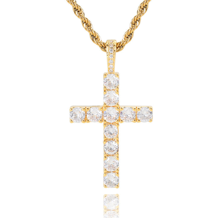 Cross necklace | White Gold – view 2
