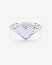 Chunky Heart Statement Ring – view 7