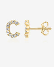 Gemma Initial StudsEarrings – view 7