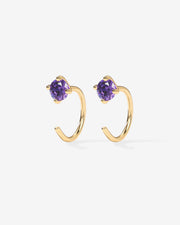 Boho Colored Half Hoop Earrings – view 18
