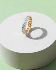 Oval Eternity Band – view 5