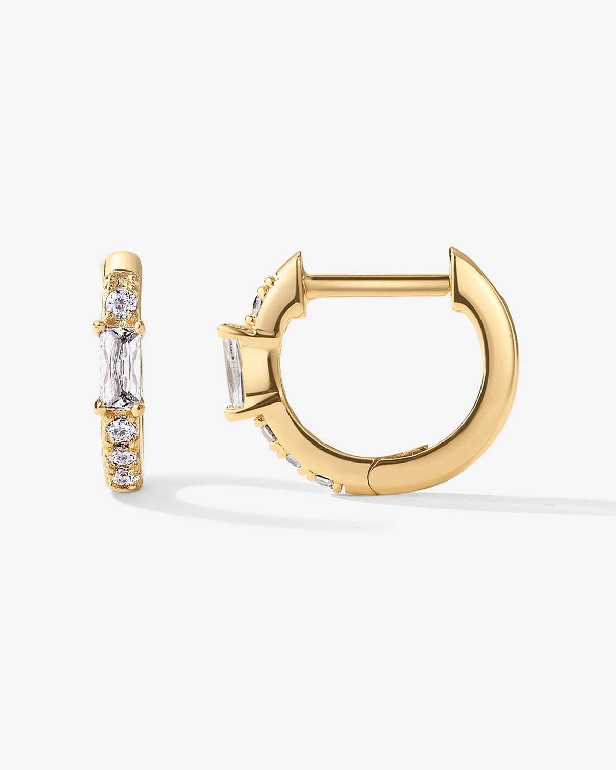 Baguette HuggieEarrings