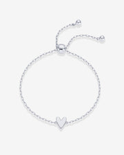 Heart Duo Charm Solitaire Bracelet – view 11