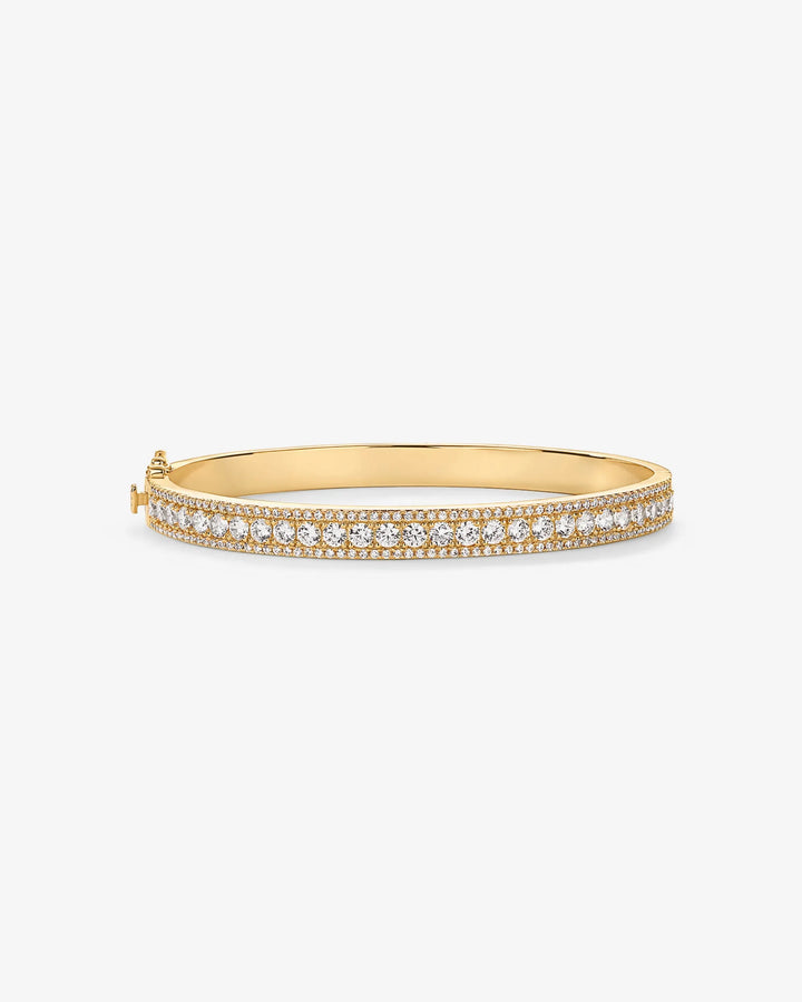 Classic Cubic Zirconia Bangle Bracelet