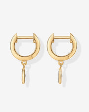 Baguette Drop HuggiesEarrings – view 9