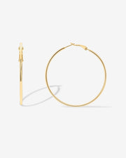 Clasp Back Thin HoopsEarrings – view 36