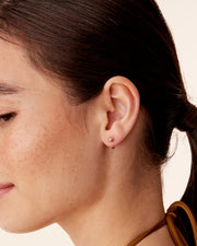 Ball Half Hoop HuggieEarrings – view 21