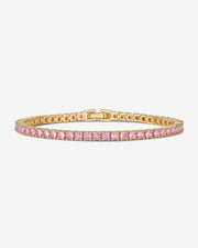 Colored Tennis Cubic Zirconia Bracelet – view 4