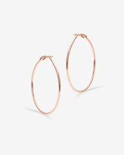 Clasp Back Thin HoopsEarrings – view 16