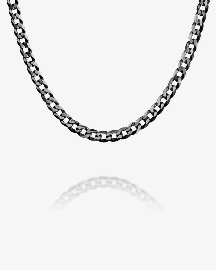 Thick Super Flat Curb Link Chain Necklace – view 2
