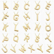 Love letter initial necklace | White Gold – view 6