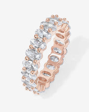Oval Eternity Band – view 2