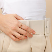 Thin Initial Ring – view 28