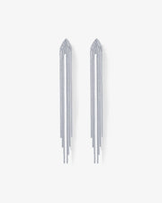 Pyramid Tassel Earrings – view 2