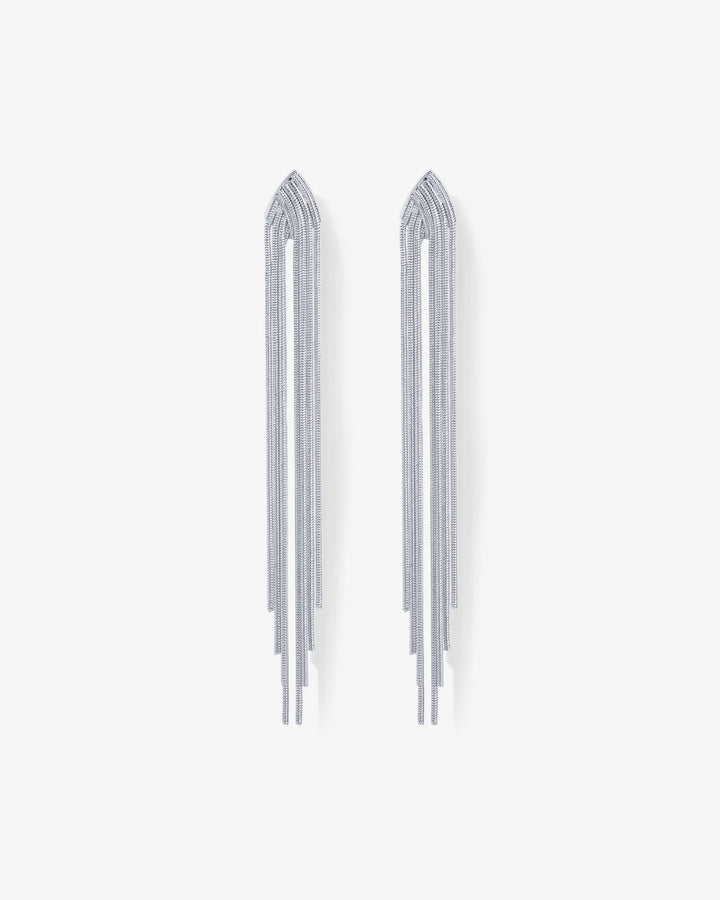 Pyramid Tassel Earrings – view 2
