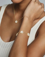 Gemstone Clover Bracelet – view 5