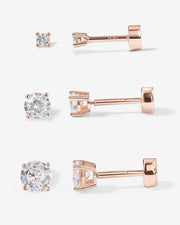 Cubic Zirconia Flat Back StudsEarrings – view 9