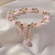 Beautiful Butterfly Beaded Stretch Bracelet – view 4