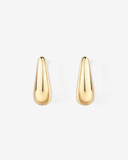 Waterproof Reversible Two Tone Hoop Earrings – view 12