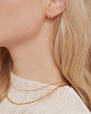 Simulated Diamond Drop Earrings – view 14