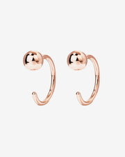 Ball Half Hoop HuggieEarrings – view 23