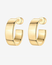 Squared Edge HoopsEarrings – view 6