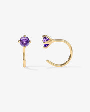 Boho Colored Half Hoop Earrings – view 8