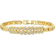 Everleaf Tennis Bracelet | Gold – view 2
