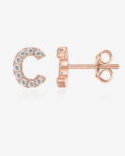 Gemma Initial StudsEarrings – view 8