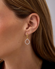 Teardrop Geometric Dangle Earrings – view 3