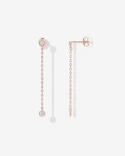 Simulated Diamond Drop Earrings – view 3