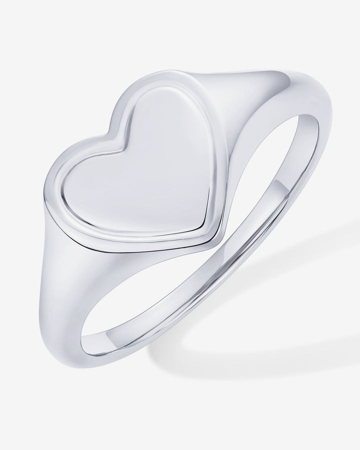 Chunky Heart Statement Ring – view 2