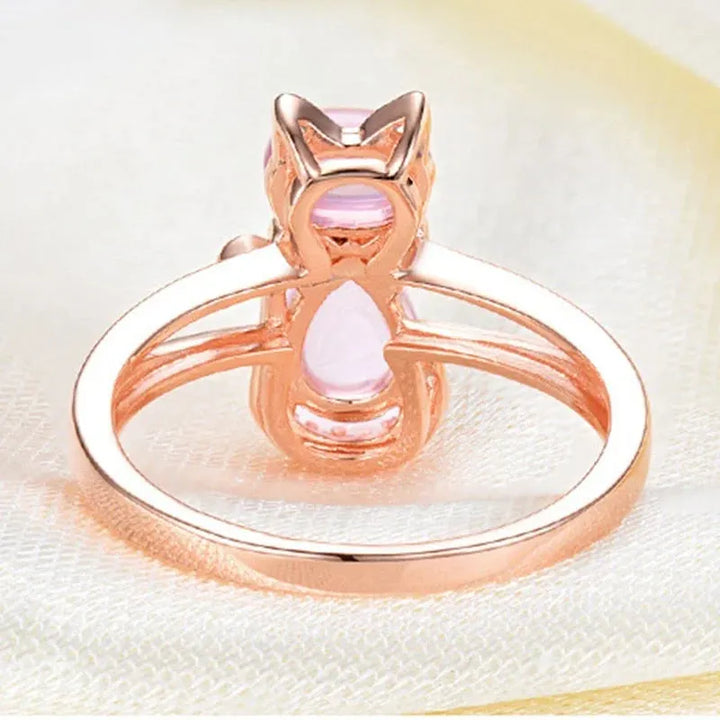 Cat Ring in Rose Gold | Rose Gold – view 2
