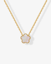 Gemstone Clover Necklace