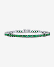 Colored Tennis Cubic Zirconia Bracelet – view 7