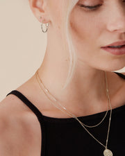 Clasp Back Thin HoopsEarrings – view 44