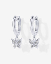 Drop Butterfly HuggiesEarrings – view 23