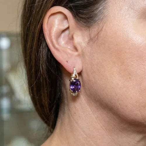 Imperial Nightfall Drop Earrings | Rose Gold – view 2