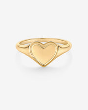 Chunky Heart Statement Ring – view 4