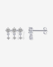 Triple Dangle No Piercing Earrings – view 2