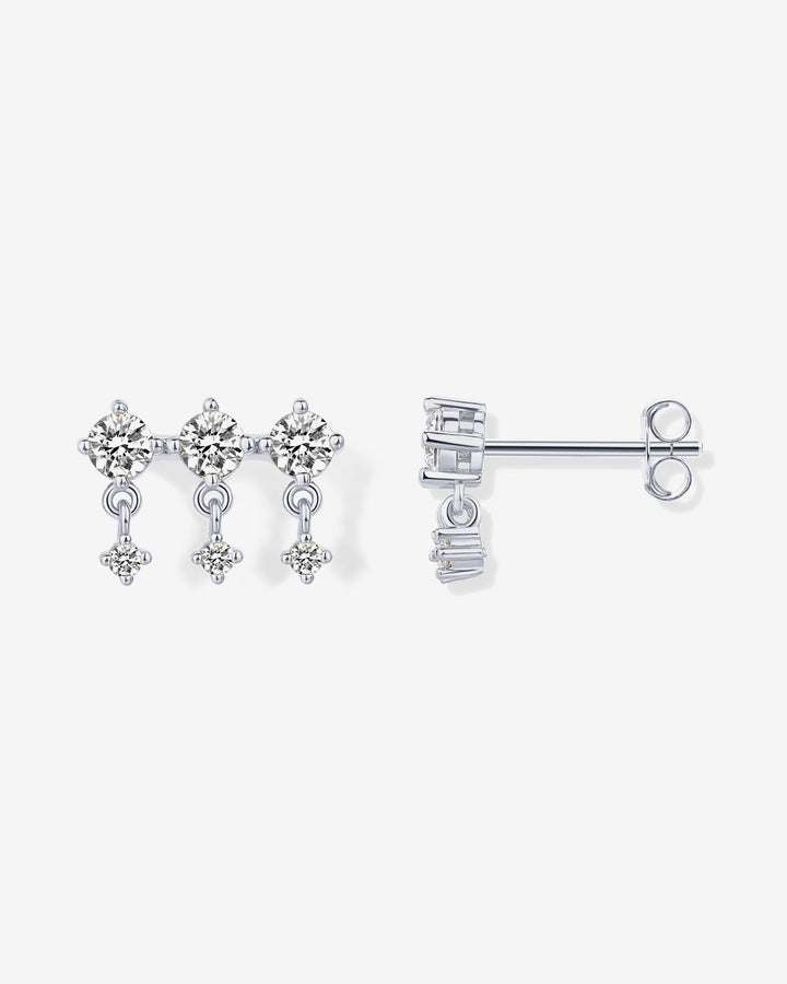 Triple Dangle No Piercing Earrings – view 2