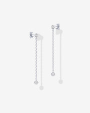 Simulated Diamond Drop Earrings – view 10