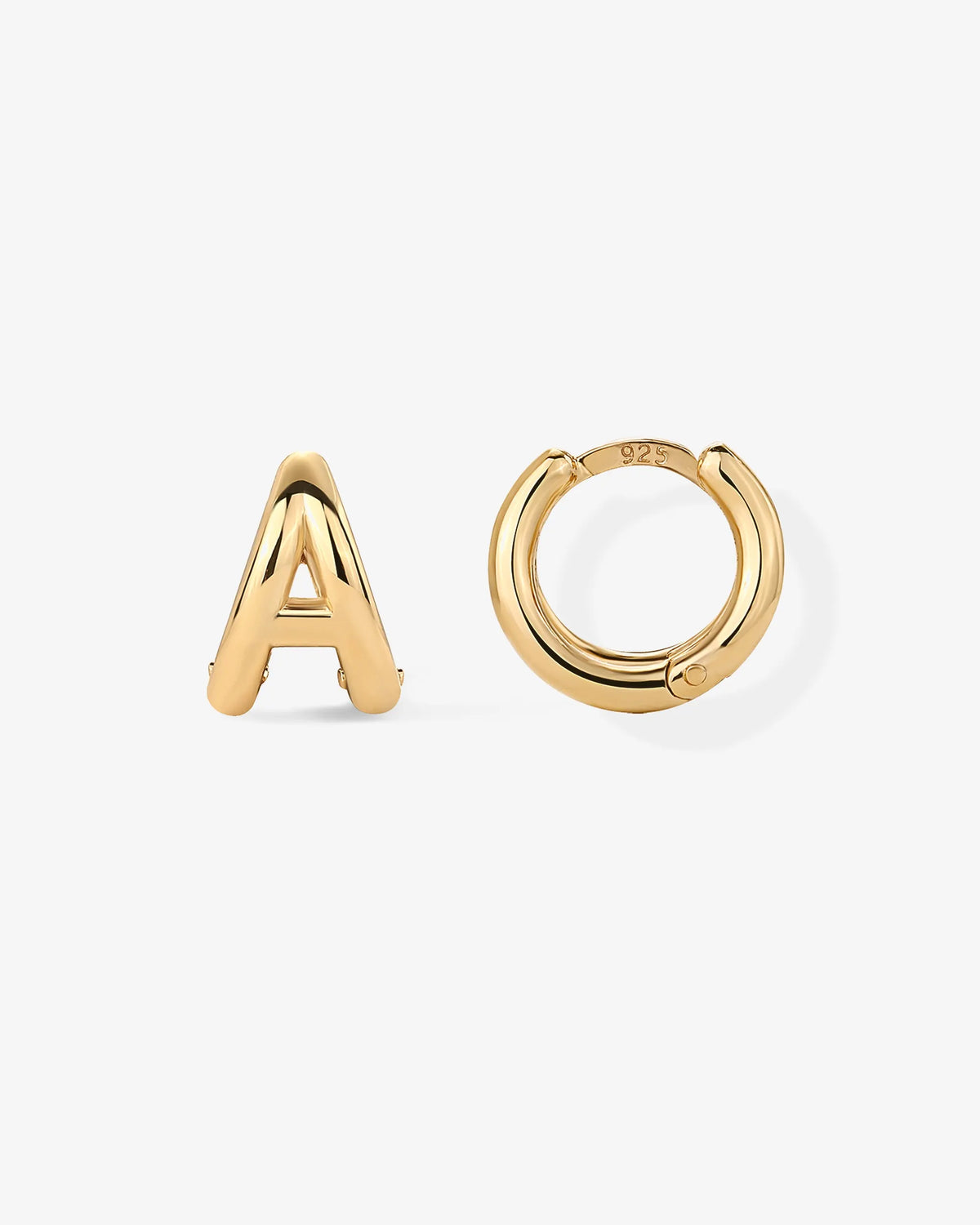 Initial HuggiesEarrings