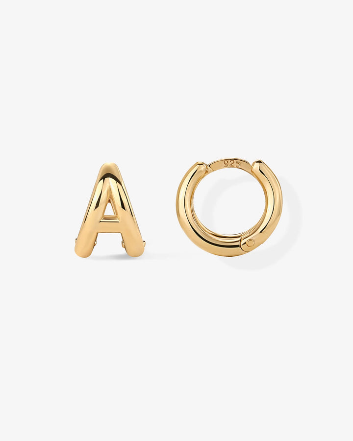 Initial HuggiesEarrings