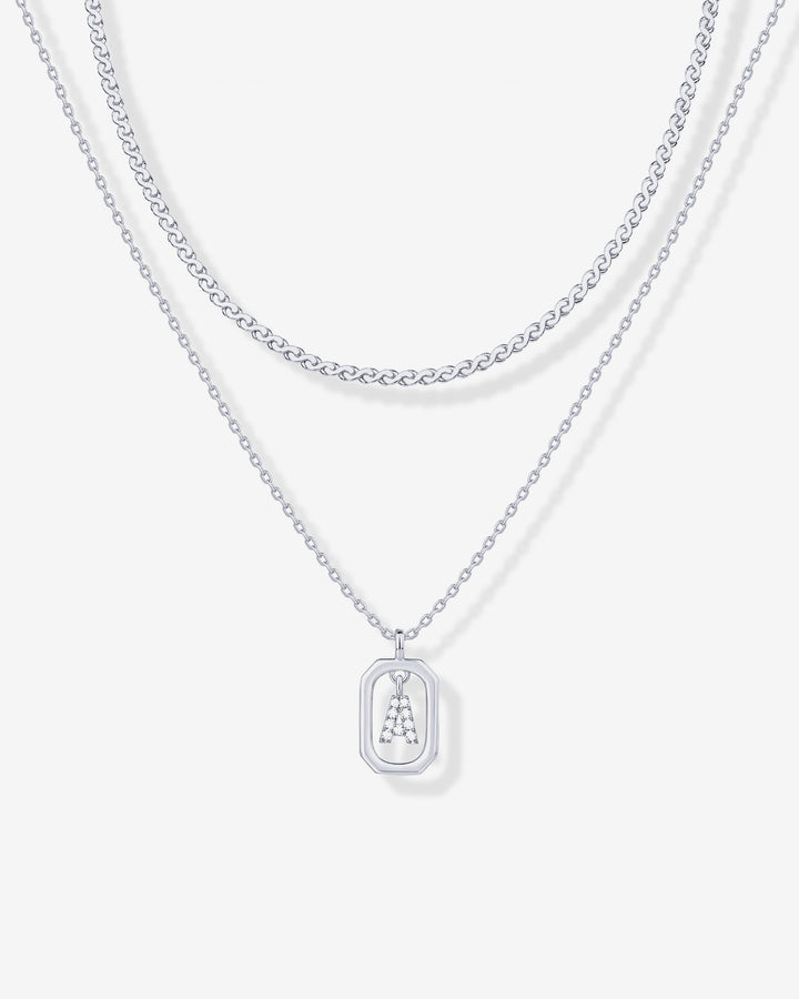 Singapore Initial Layering Necklace Copy – view 2