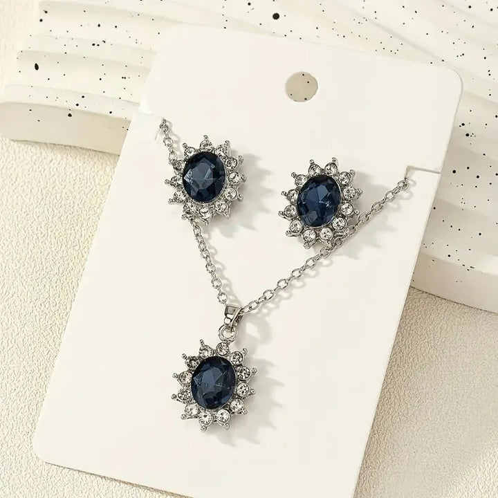 Katya Azuryn Jewelry Set | White Gold – view 2