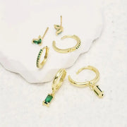 Fiorenza Viridelle Earrings Set | Gold – view 2