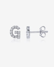 Gemma Initial StudsEarrings – view 21