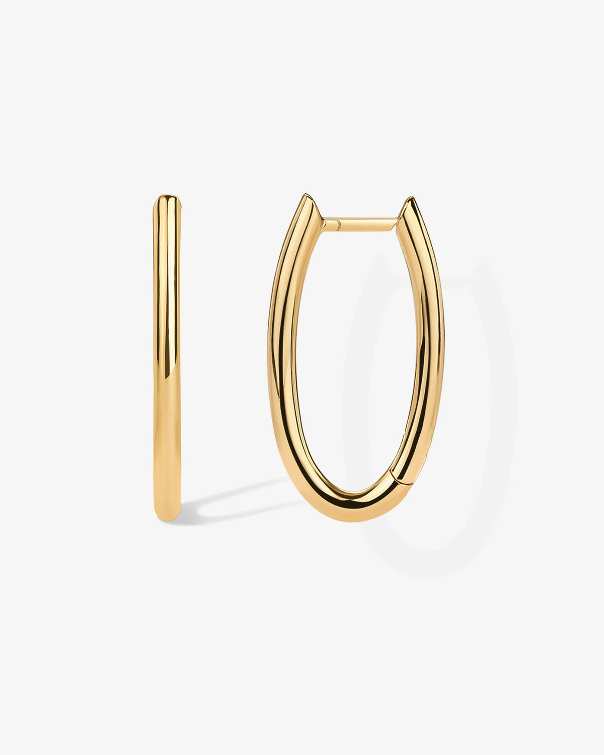 Two-Tone HoopsEarrings
