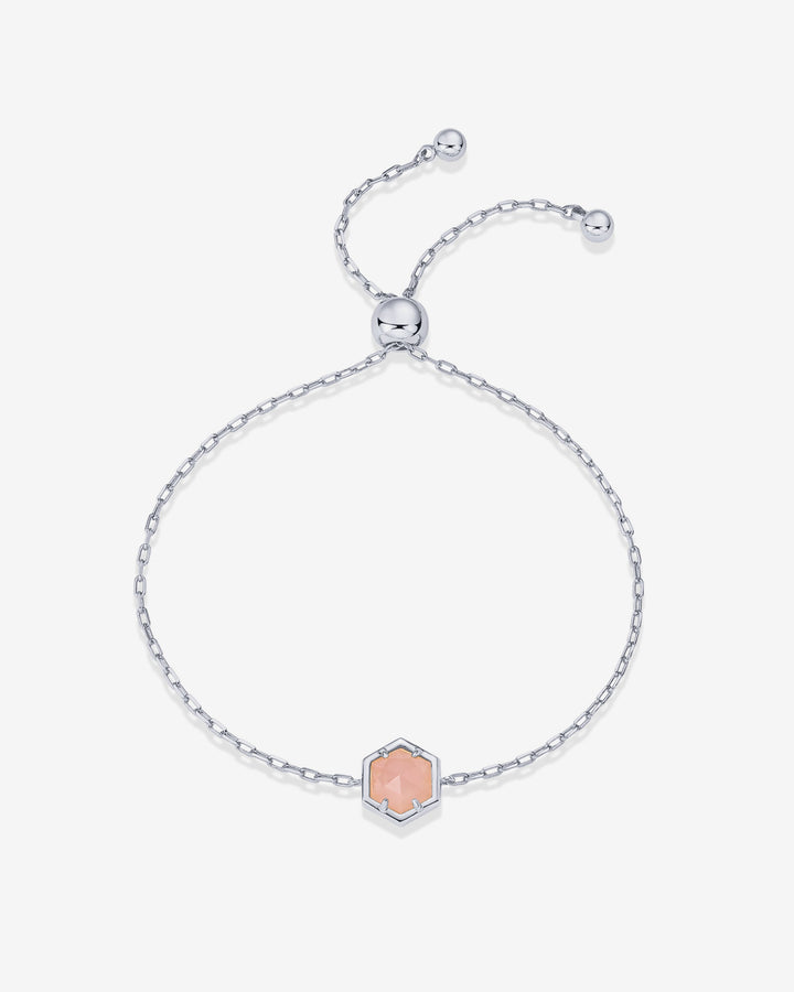Gemstone Hexagon Bracelet – view 2